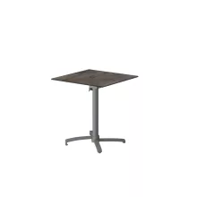 Cross Comfort felhajtható asztal - Szürke váz/Szürke Kő HPL lap