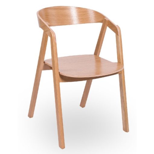Futura tölgyfa rakásolható éttermi szék