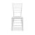 M - Chiavari műanyag esküvői bankett szék - fehér színben