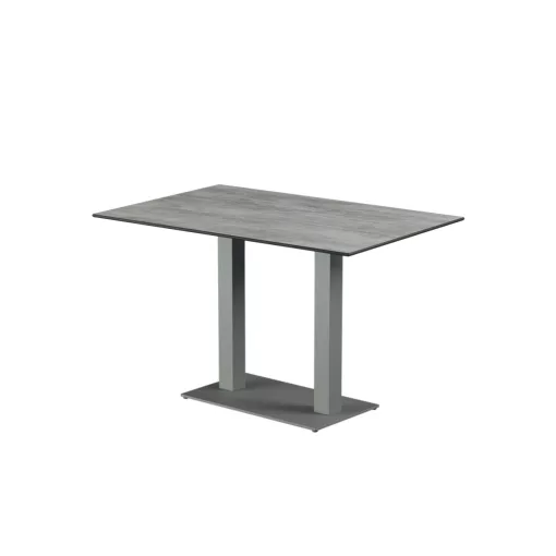 Alfa duo asztal - Szürke váz/Beton HPL lap