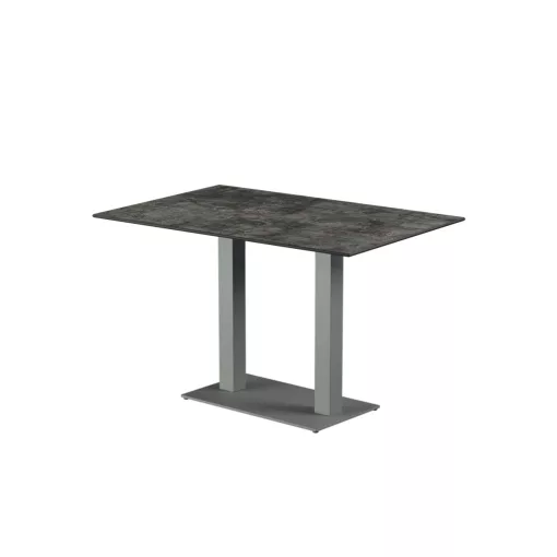 Alfa duo asztal - Szürke Váz/Loft Beton HPL lap