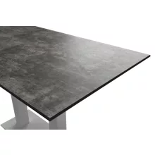 Alfa duo asztal - Szürke Váz/Loft Beton HPL lap