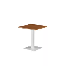 Alfa S asztal - Fehér Váz/Bükk laminált lap (28 mm)