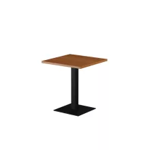 Alfa S asztal - Fekete Váz/Bükk laminált lap (28 mm)