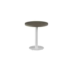   Alfa R körasztal - Fehér Váz/Tölgyfa Frappé laminált lap (38 mm)
