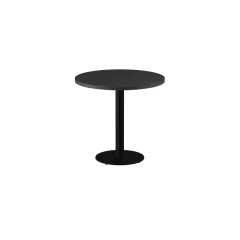   Alfa R körasztal - Fekete Váz/Antracit laminált lap (28 mm)