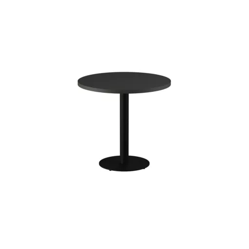 Alfa R körasztal - Fekete Váz/Antracit laminált lap (28 mm)