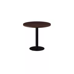   Alfa R körasztal - Fekete Váz/Sötét Dió laminált lap (28 mm)