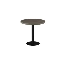 Alfa R körasztal - Fekete Váz/Tölgyfa Frappé laminált lap (38 mm)