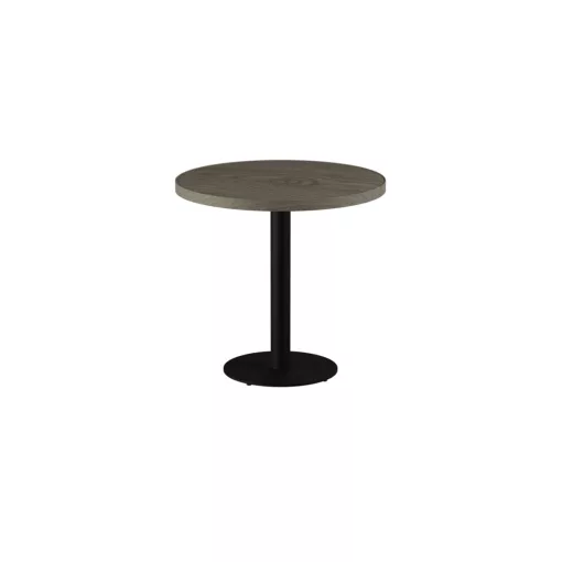 Alfa R körasztal - Fekete Váz/Tölgyfa Frappé laminált lap (38 mm)