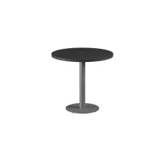   Alfa R körasztal - Szürke Váz/Antracit laminált lap (28 mm)