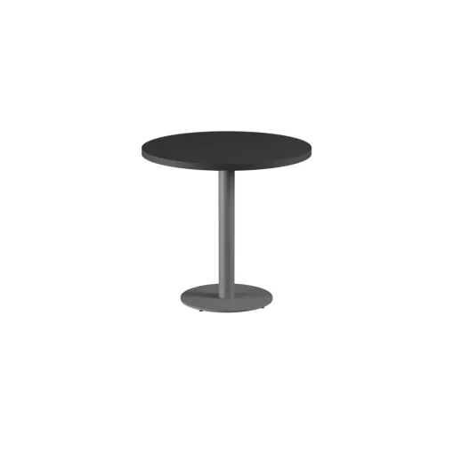 Alfa R körasztal - Szürke Váz/Antracit laminált lap (28 mm)