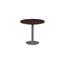 Alfa R körasztal - Szürke Váz/Sötét Dió laminált lap (28 mm)
