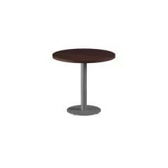  Alfa R körasztal - Szürke Váz/Sötét Dió laminált lap (28 mm)