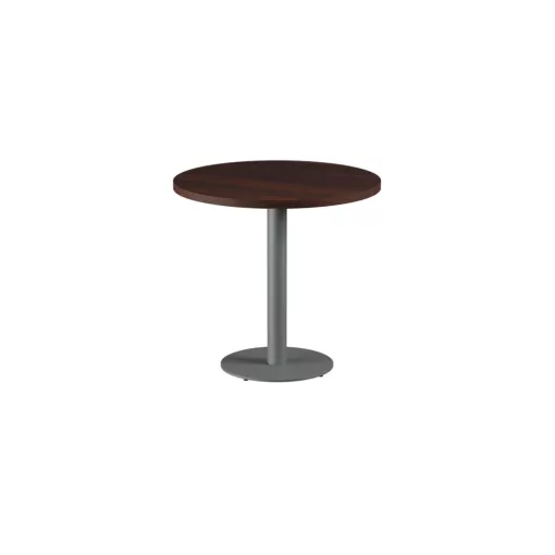 Alfa R körasztal - Szürke Váz/Sötét Dió laminált lap (28 mm)
