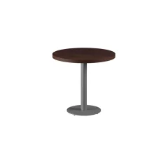   Alfa R körasztal - Szürke Váz/Sötét Dió laminált lap (38 mm)