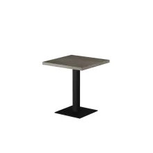 Alfa S asztal - Fekete Váz/Frappé laminált lap (38 mm)