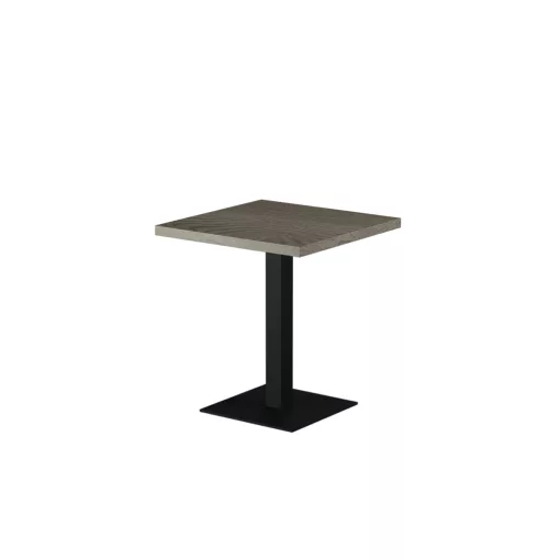 Alfa S asztal - Fekete Váz/Frappé laminált lap (38 mm)