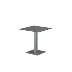 Alfa S asztal - Szürke váz/Beton HPL lap