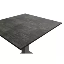 Alfa S asztal - Szürke váz/Loft Beton HPL lap