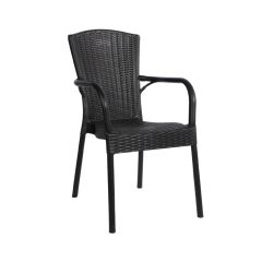 Andrea kültéri szék - fekete színben