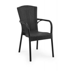 M - Andrea kültéri szék - fekete színben