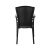 Andrea kültéri szék - fekete színben