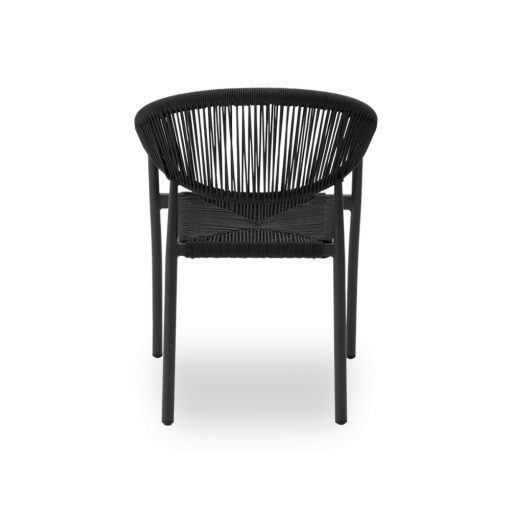 Cesare kézzel font kültéri szék - Antracit