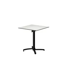   Cross Comfort felhajtható asztal - Fekete váz/Klasszikus Fehér HPL lap