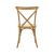 Cross Back esküvői polipropilén szék - natúr