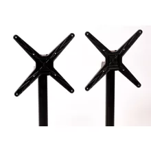 Cross Duo öntöttvas asztalláb színterezett váz - fekete színben