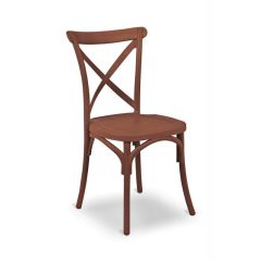  Fiorini műanyag szék - barna színben - Szeknetshop.hu