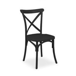 M - Fiorini műanyag szék - fekete színben