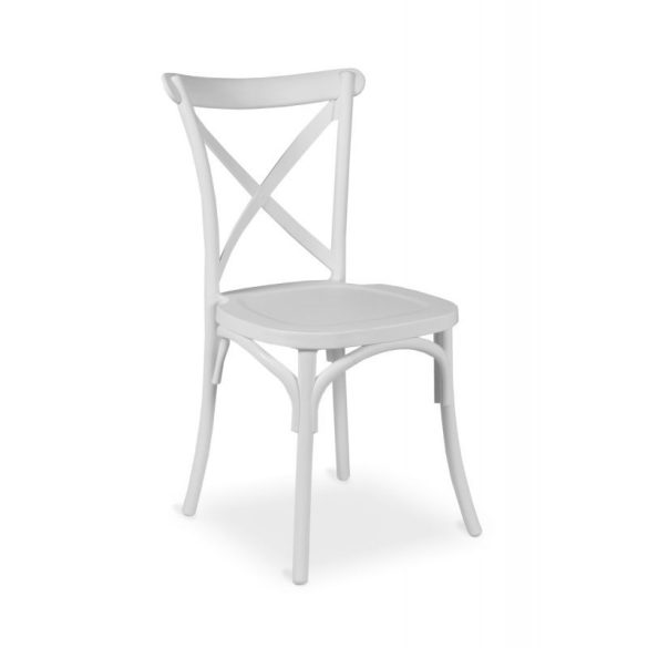 M - Fiorini műanyag szék - fekete színben