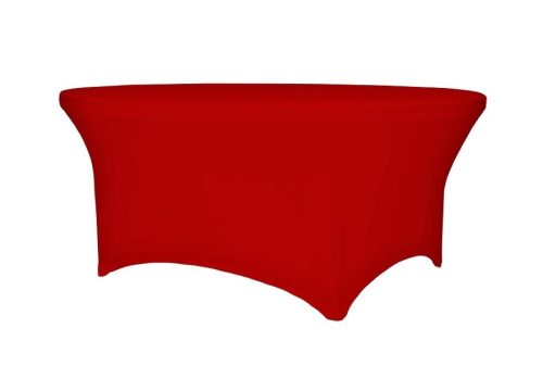 M - Flex HIT asztalszoknya - piros színben