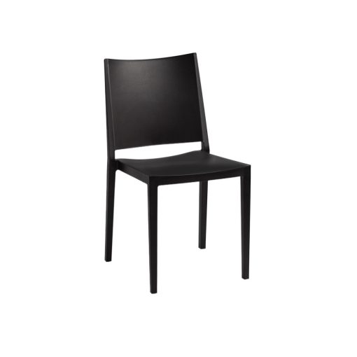 Gomera Full műanyag szék - Fekete