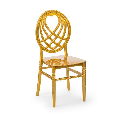 M - King esküvői szék - arany színben