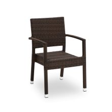 Leonardo rattan rakásolható szék - barna