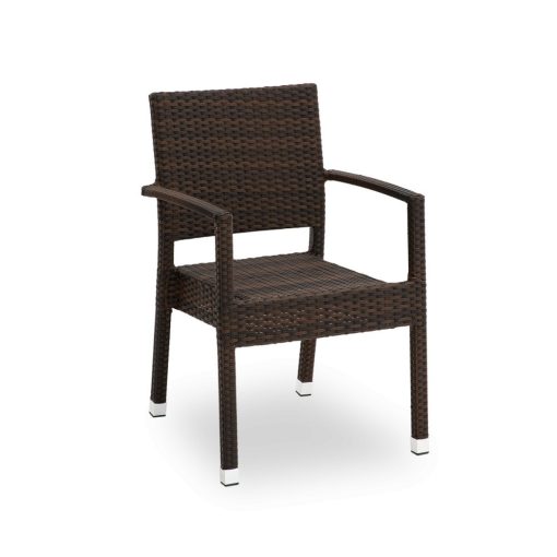 Leonardo rattan rakásolható szék - barna