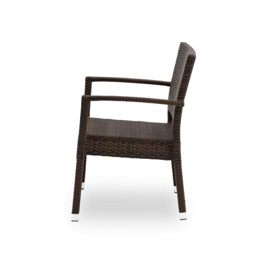 Leonardo rattan rakásolható szék - barna