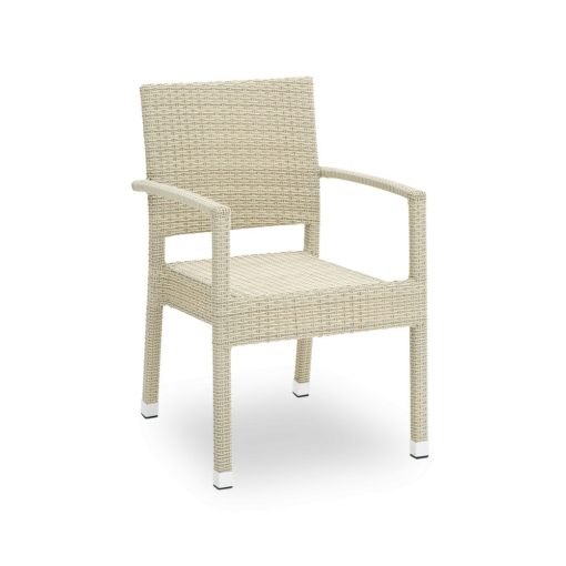 Leonardo rattan rakásolható szék - bézs