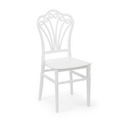 M - Lord esküvői szék - fehér színben