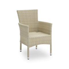 Lorenzo rakásolható kültéri szék - bézs