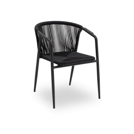 Luigi rakásolható kültéri szék - Antracit