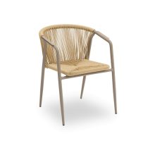 Luigi rakásolható kültéri szék - Bézs