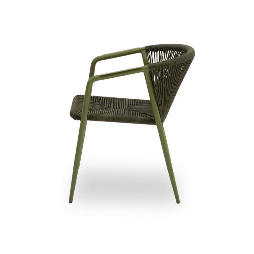 Luigi rakásolható kültéri szék - Sötétzöld