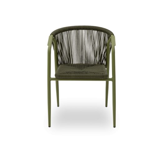 Luigi rakásolható kültéri szék - Sötétzöld