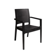 Mario kültéri szék - fekete