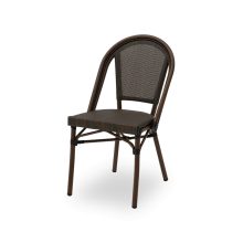 Matteo kézzel font kültéri éttermi szék sötét zöld és barna színben