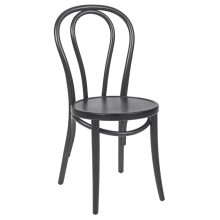 Monet 18 fa szék - Fekete